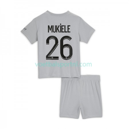 Paris Saint Germain Mukiele 26 Kind Uit Tenue 2022-23